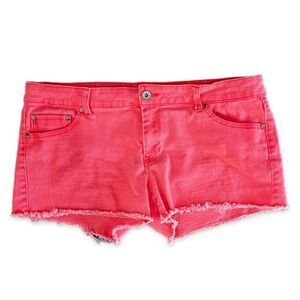 Refuge Pink Jean Shorts